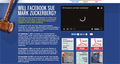 Desktop Screenshot of markzuckerbergofficial.com